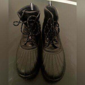 Sperry Men's Black Rain Boots